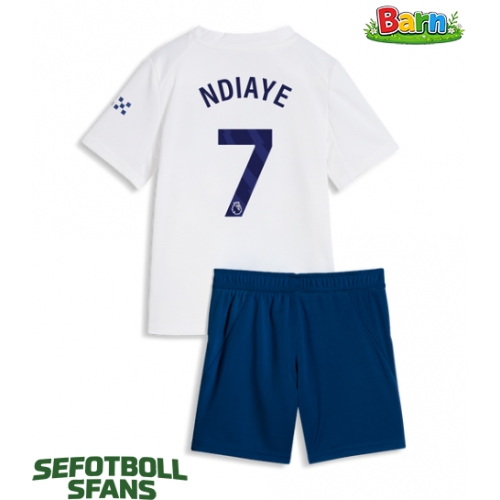 Manchester City Iliman Ndiaye #7 Tredjeställ Barn 2026-27 Kortärmad (+ Korta byxor)